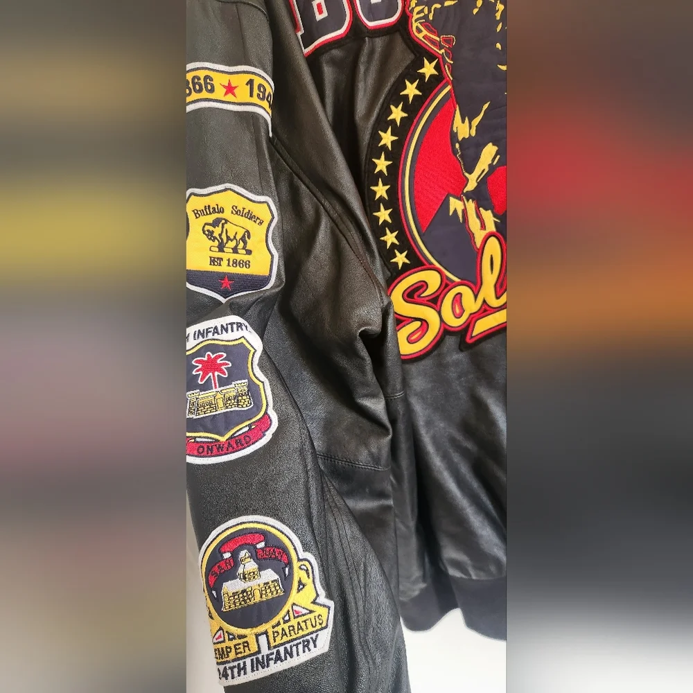 Buffalo Soldiers / Black Heroes Commemorative Military Jacket- Men's Size 5XL - Picture 4 of 16